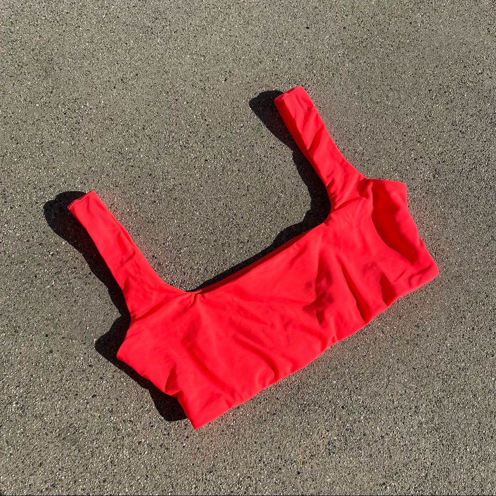 I.AM.GIA coral crop top